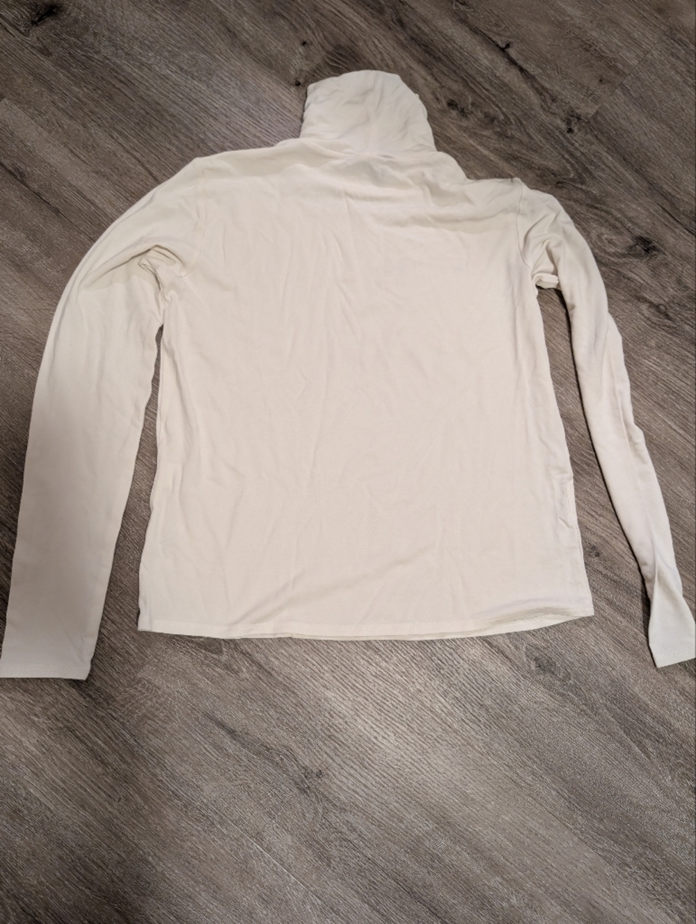 Eileen Fisher Silk Turtleneck in Cream